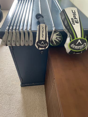 Ping G Irons and Callaway Hybrid/Wood/Driver Set