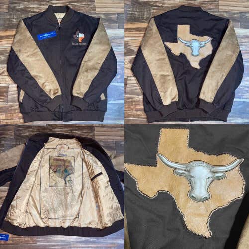 Bradford Exchange Lone Star Texas Longhorn Jacket NWT Size Medium RARE
