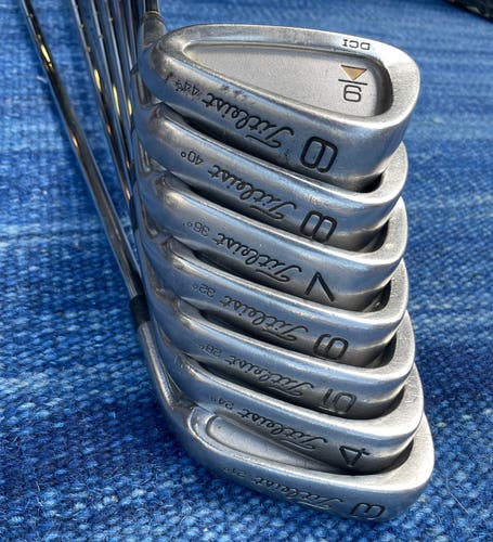 Titleist DCI Golf Club Irons Set (3-9 Irons) - Steel Regular Flex , Used Classic Set