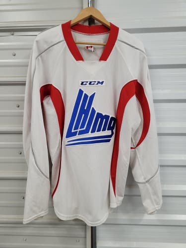 Size 56 White Senior CHL/QMJHL CCM Practice Jersey