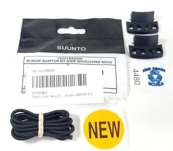 Suunto Zoop Novo /Vyper Novo Bungee Wrist Mount Adaptor Kit Scuba Dive + Pins