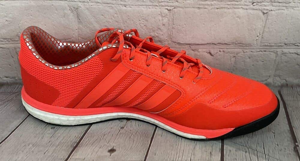 Adidas B34963 ff boost Men's Indoor Soccer Shoes Red Silver White US Size 9  | SidelineSwap | Buy and Sell on SidelineSwap