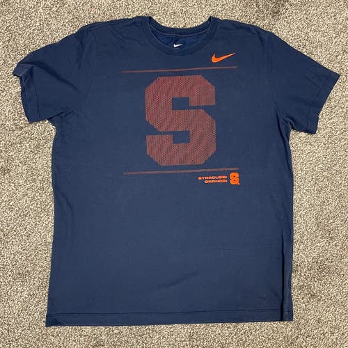 Nike Syracuse Orange Lacrosse Issue Tee, Size XL
