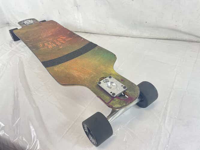 Used Sector 9 Bintang Fox Chomp Brand Drop Thru Complete Skateboard Longboard 38"