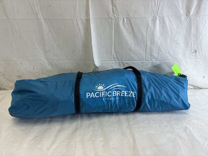 Used Pacific Breeze Easy Setup Beach Tent Deluxe Xl Pbt-002-blu-x
