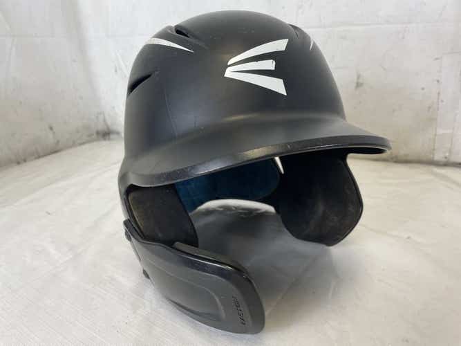 Used Easton Elite X Jr 6 1 2 - 7 1 8 Baseball Batting Helmet W Jaw Guard
