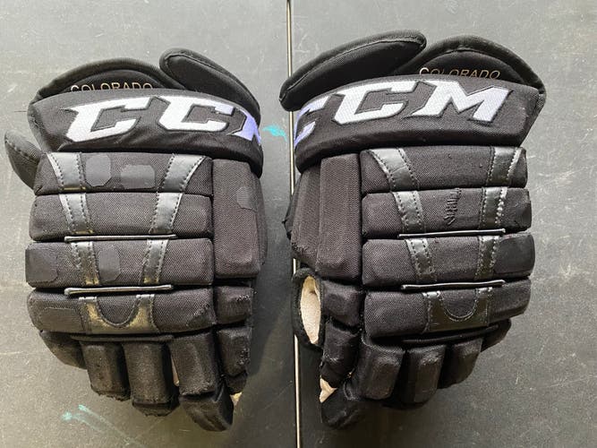 CCM HG96 Pro Stock 14” Hockey Gloves Black 4693