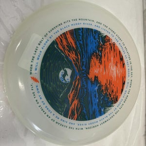 New Funn And Frolic Waves 175g Glow Ultimate Frisbee Disc - Recycled - Made In U.s.a.