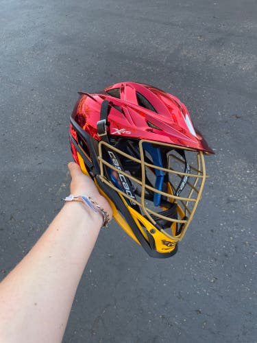 Crome Red Cascade XRS Helmet