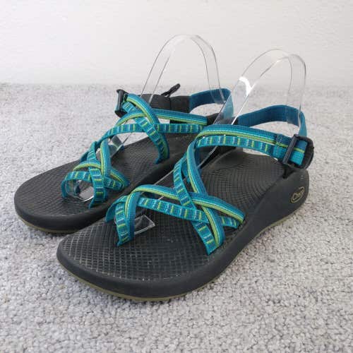Chaco ZX2 Womens 8 Classic Athletic Sport Sandals Teal Green Blue Shoes