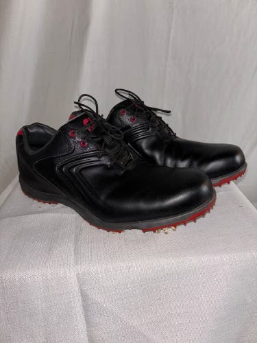 Footjoy HydroLite Leather Golf Shoes Men’s 9.5 Black