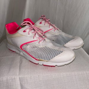 Footjoy Superlites Golf Shoes Women’s 10 White Pink