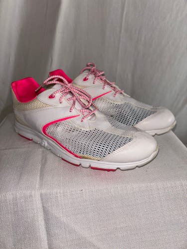 Footjoy Superlites Golf Shoes Women’s 10 White Pink