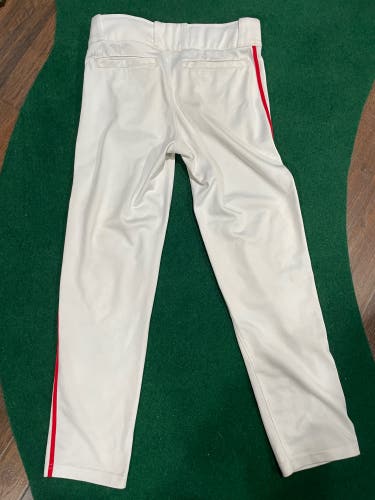White Used Youth Large Nike Game Pants