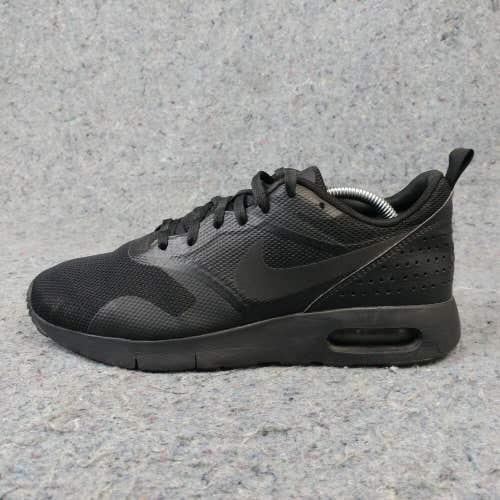 Nike Air Max Tavas Boys 7Y Running Shoes Sneakers Low Top Black 814443-005