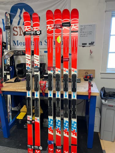 Used Rossignol 195 cm Racing Hero FIS GS Pro Skis Without Bindings