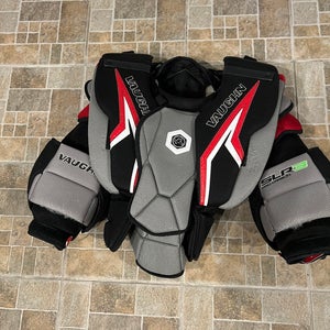 Used Small Vaughn SLR3 Pro Carbon Goalie Chest Protector