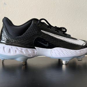 Nike Alpha Huarache Elite 4 Low Metal Baseball Cleats Men's Size 9.5 DJ6521-001