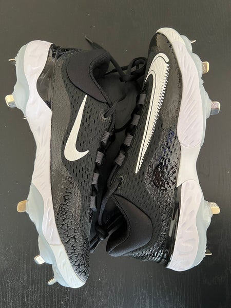 Nike Alpha Huarache Elite 4 Low Metal Baseball Cleats Men's Size 9.5 DJ6521-001