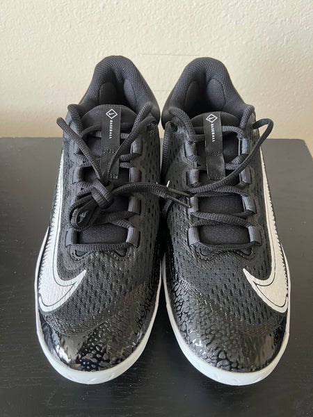Nike Alpha Huarache Elite 4 Low Metal Baseball Cleats Men's Size 9.5 DJ6521-001