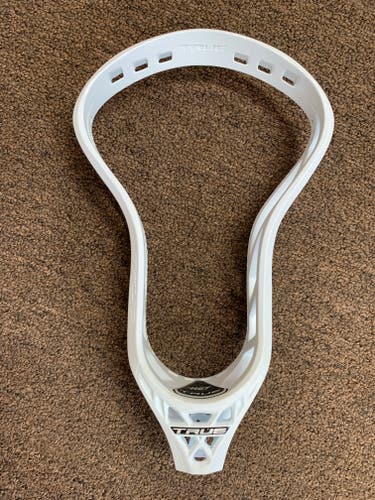 Used True Key White Unstrung Lacrosse Head