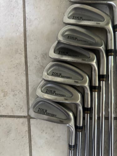 Tour Player Edition Irons In Right Hand  Steel shafts / good grips  Used good
