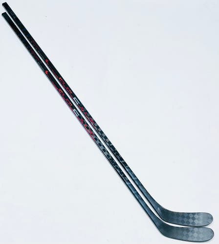 New 2 Pack Custom Red Bauer AG5NT Hockey Stick-LH-87 Flex-P28-Grip W/ Full Tactile