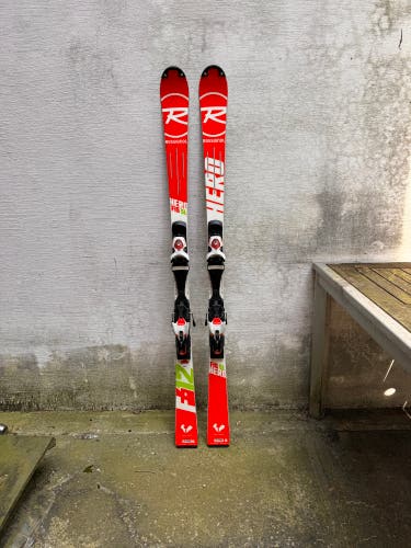 2018 Rossignol Hero FIS SL 157 cm Race Skis With Hero 15C Bindings