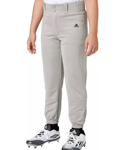 Gray New Small Youth Adidas Game Pants