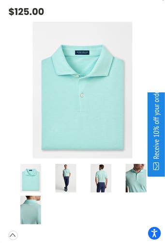 Peter millar golf shirt