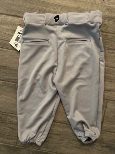 New W Tags Gray Youth Large DeMarini Game Knicker Pants