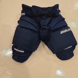 Used Senior Small Bauer Pro Hockey Goalie Pants Pro Stock