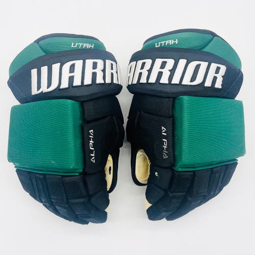 ECHL Pro Stock Warrior Alpha Hockey Gloves-14"