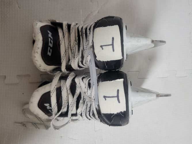 Used Ccm Ft 340 Junior 01 Ice Hockey Skates