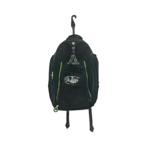 Used Louisville Slugger Black Backpack Baseball And Softball Equipment Bags