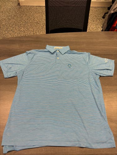 Peter Millar Tour Logo Size L Polo