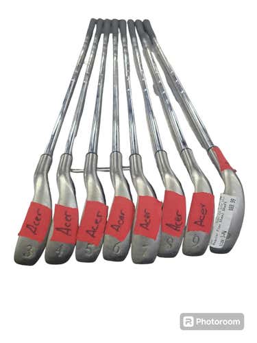 Used Acer Xds Wide Sole 3i-pw Regular Flex Steel Shaft Iron Sets