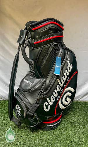 New 2019 Cleveland Golf Staff Bag 6-Way 9 Pockets With Rainhood