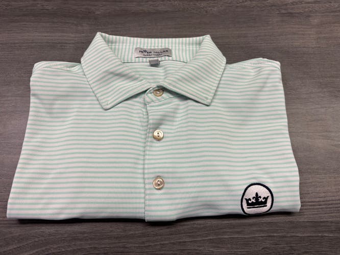 Peter Millar Tour Logo Size M Polo