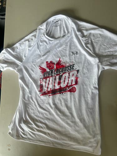 University Of Utah Lacrosse Team Issued Valor Shirt (XL)