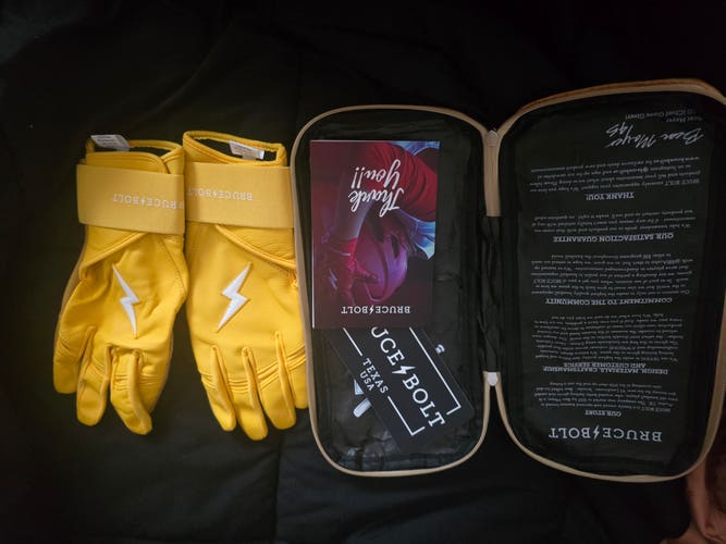 New XL Bruce Bolt Batting Gloves