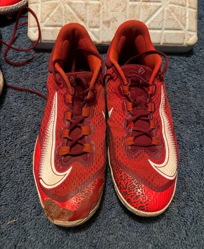 Pro Stock Portland Sea Dogs Red Sox Game Used Worn Nike Cleats