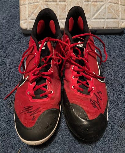 Brendan Cellucci Portland Sea Dogs Red Sox Signed Game Used Worn Nike Cleats