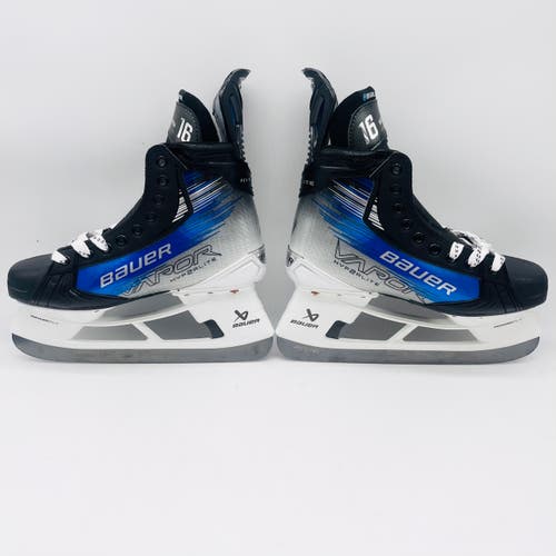 New Custom Blue Bauer Vapor Hyperlite 2 Hockey Skates-R: 8 L: 7 3/4 D/A-272-LS Fly TI