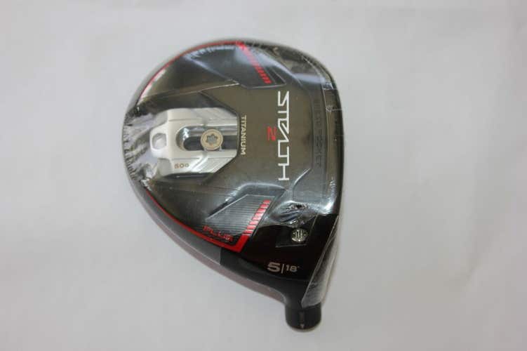 NEW TAYLORMADE STEALTH 2 PLUS 18° 5 WOOD HEAD - HEAD ONLY