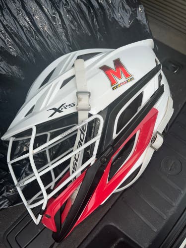 Maryland Lacrosse White Helmet XRS