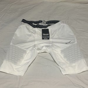 Nike Padded Compression Shorts Men's White New with Tags XXL