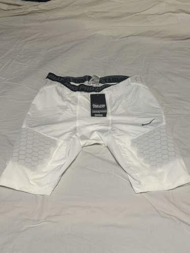 Nike Padded Compression Shorts Men's White New with Tags XXL