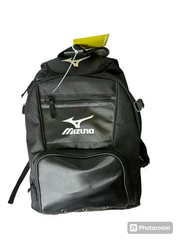 Used Mizuno Mizuno Black Backpack Baseball And Softball Equipment Bags