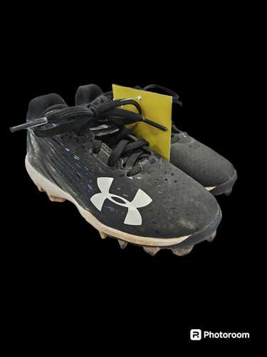 Used Under Armour Under Armour Black Cleats Youth 10.0 Baseball And Softball Cleats